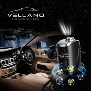 Vellano Star Lights for Car, Star Projector with Air Freshener