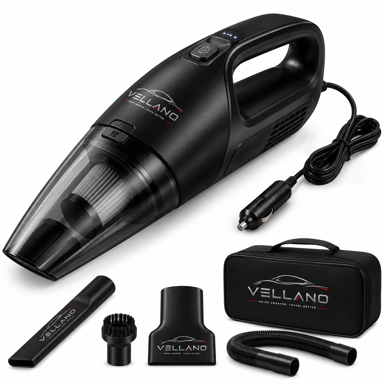 Vellano High-Power Car Vacuum Cleaner